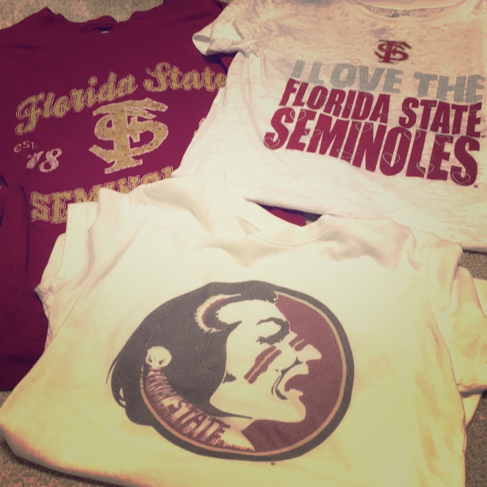 3 Florida State Shirts